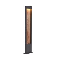 BIG WHITE FLATT POLE 100 Outdoor, stojací LED svítidlo, 3000K, IP65, antracitové/hnědé 1002959