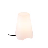 BIG WHITE KIROCONE TL venkovní stolní lampa, E27, IP44, bílá, max. 60W 1001778