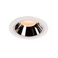 BIG WHITE NUMINOS DL XL vnitřní LED zápustné stropní svítidlo bílá/chrom 2700 K 20° 1003999