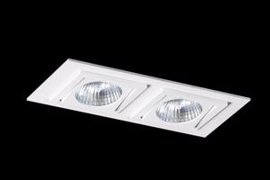 BPM Vestavné svítidlo Aluminio Blanco, bílá, 2x50W, 12V 4935 4267