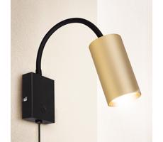 Brilagi Brilagi - Flexibilní nástěnná lampa SELE 1xGU10/30W/230V černá/zlatá