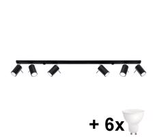 Brilagi Brilagi -  LED Bodové svítidlo ASMUS 6xGU10/7W/230V černá