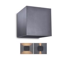 Brilagi Brilagi - LED Venkovní nástěnné svítidlo CUBE LED/6W/230V antracit IP54