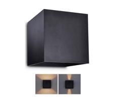 Brilagi Brilagi - LED Venkovní nástěnné svítidlo CUBE LED/6W/230V černá IP54