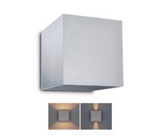 Brilagi Brilagi - LED Venkovní nástěnné svítidlo CUBE LED/6W/230V šedá IP54