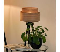 Brilagi Brilagi - Stolní lampa MONTANA BOHO 1xE27/15W/230V hnědá/černá