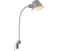 Briloner Briloner 2079-014 - Nástěnná flexibilní lampa 1xE27/10W/230V stříbrná