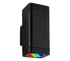 Briloner Briloner 3675-025-LED RGB Stm. ven. nástěn. svítidlo 2xLED/8,5W/230V Wi-Fi Tuya