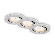 Briloner Briloner 7219-039-Sada 3xLED Stmívatelné koupelnové svítidlo 1xGU10/5W/230V IP23