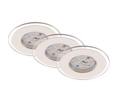 Briloner Briloner 7257-036 - SADA 3x LED Koupelnové svítidlo ATTACH LED/4,5W/230V IP44