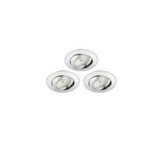 Briloner Briloner 8312-039 - SADA 3x LED Koupelnové podhledové svítidlo LED/5W/230V IP23