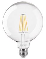 CENTURY LED FILAMENT GLOBE 125mm ČIRÁ 16W E27 2700K 2300Lm 360d 125x174mm IP20 Čirá