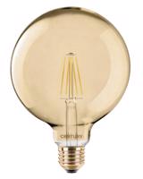 CENTURY LED FILAMENT GLOBE 125mm EPOCA 10W E27 2200K 806Lm 360d 125x174mm IP20 CEN INVG125-102722 Čirá