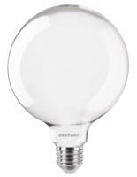 CENTURY LED FILAMENT GLOBE 125mm SATÉN 16W E27 6000K 2300Lm 360d 125x174mm IP20