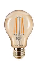 CENTURY LED FILAMENT HRUŠKA EPOCA 8W E27 2200K 630Lm 360d 60x106mm IP20 Čirá