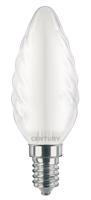 CENTURY LED FILAMENT SVÍČKA TWIST SATÉN 4W E14 6000K 470Lm 360d 35x97mm IP20 CEN INSTOR-041460