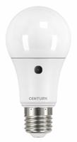 CENTURY LED HRUŠKA SE SENZOREM ARIA PLUS 10W E27 3000K 1060Lm 270d 60x120mm IP20 CEN G3SP-102730