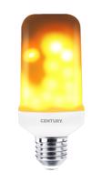 CENTURY LED ŽÁROVKA IMITACE OHNĚ 4W E27 1500K/1600K 220d