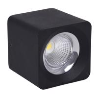 CENTURY Stropní SVÍTIDLO LED QUBE ČERNÉ 90x90x90mm 10W/230VAC 4000K 800Lm 45d IP20 CEN QBNE-109040