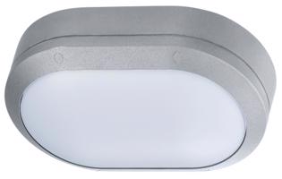 CENTURY SVÍTIDLO LED HORA HLINÍKOVÉ OVÁLNÉ 12W 3000K 810Lm 120d IP65 IK10 CEN HO-122230