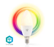 Chytrá WiFi žárovka LED E14 4.5W RGB  WIFILC11WTE14