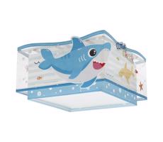 Dalber Dalber 63476 - Dětské stropní svítidlo BABY SHARK 2xE27/60W/230V