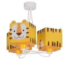 Dalber Dalber 64567 - Dětský lustr LITTLE TIGER 3xE27/60W/230V