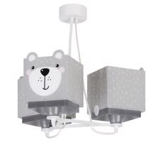 Dalber Dalber 64577 - Dětský lustr LITTLE TEDDY 3xE27/60W/230V