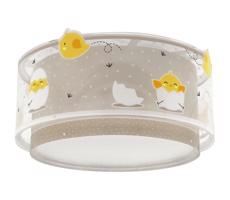 Dalber Dalber 76876 - Dětské stropní svítidlo BABY CHICK 2xE27/15W/230V