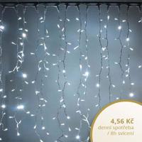 decoLED LED světelná záclona, 1x7m, ledově bílá, 600 diod, IP67