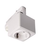 Deko-Light kolejnicový systém 3-fázový 230V D Line adaptér se zásuvkou 220-240V AC/50-60Hz bílá RAL 9016 58,5 710024