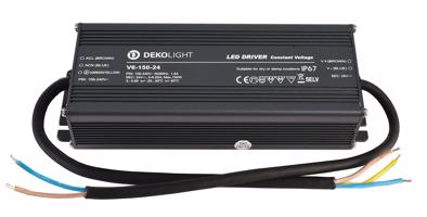 Deko-Light napájení IP, CV, V6-150-24 konstantní napětí 0-6250 mA IP67 24V DC 150,00 W 872087
