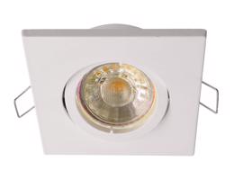 Deko-Light stropní vestavné svítidlo Alioth 2 hranaté 12V AC/DC GU5.3 / MR16 1x max. 35,00 W 90 mm bílá RAL 9003 110029