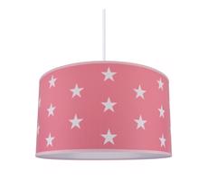 Dětský lustr STARS PINK 1xE27/60W/230V