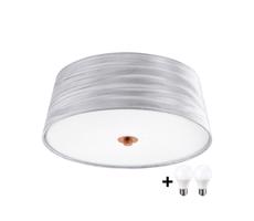 Eglo Eglo 32111- LED Stropní svítidlo FONSEA 1 2xE27/9W/230V stříbrná/měděná