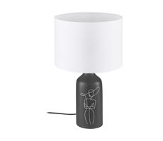 Eglo Eglo 43823 - Stolní lampa VINOZA 1xE27/40W/230V bílá/černá