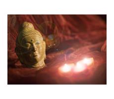 Eglo Eglo 75039 - LED Svítící dekorační obraz BUDDHA 3xLED/0,02W/2xAA