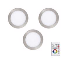 Eglo Eglo 78738-SADA 3x LED RGBW Stmívatelné podhledové svítidlo TINUS 4,8W/230V + DO