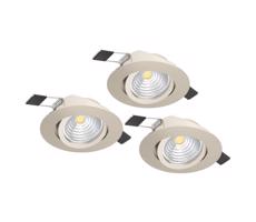 Eglo Eglo 900746 - SADA 3xLED Stmívatelné svítidlo SALICETO 3xLED/6W/230V chrom