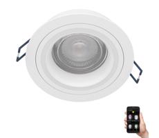 Eglo Eglo 900766 - LED RGBW Stmívatelné podhledové svítidlo CAROSSO-Z 4,7W/230V bílá