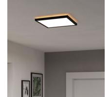 Eglo Eglo 901442-LED Koupelnové stropní svítidlo ROVITO 13,4W/230V 29x29cm IP44 černá