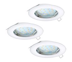 Eglo Eglo 94235 - SADA 3x LED Podhledové svítidlo PENETO 3xGU10-LED/3W/230V