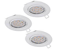 Eglo Eglo 94406 - SADA 3x LED Podhledové svítidlo PENETO 3xGU10-LED/5W/230V