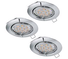 Eglo Eglo 94407 - SADA 3x LED Podhledové svítidlo PENETO 3xGU10-LED/5W/230V