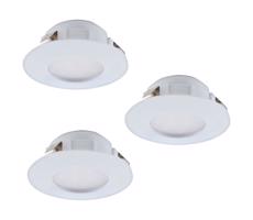 Eglo Eglo 95807 - SADA 3x LED podhledové svítidlo PINEDA 1xLED/6W/230V