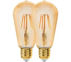 Eglo SADA 2x LED Žárovka VINTAGE ST64 E27/6W/230V 2200K - Eglo 11783