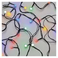 EMOS 200 LED cherry řetěz - kuličky, 20 m, venkovní i vnitřní, multicolor, programy (D5AM06)