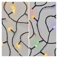 EMOS D4AH01 LED vánoční řetěz 2v1, 10 m, venkovní i vnitřní, teplá bílá/multicolor, programy