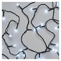 EMOS D5AC04 LED vánoční cherry řetěz – kuličky, 30 m, venkovní i vnitřní, studená bílá, časovač Studená bílá