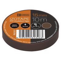 EMOS Izolační páska PVC 15mm / 10m hnědá F61517